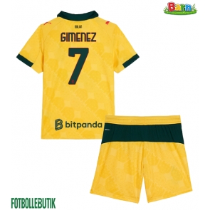 AC Milan Santiago Gimenez #7 Tredjeställ Barn 2025-26 Kortärmad (+ Korta byxor)